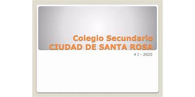 Colegio Secundario Ciudad de Santa Rosa