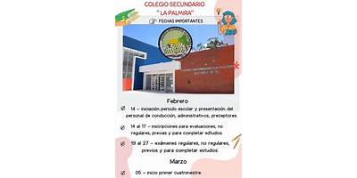 COLEGIO SECUNDARIO EN LA PALMIRA