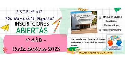 E.E. TÉCNICO PROFESIONAL NRO 479 DOCTOR MANUEL PIZARRO