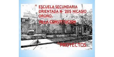 E.E.S. ORIENTADA NRO 205 NICASIO OROÑO