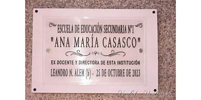ESCUELA DE EDUCACIÓN SECUNDARIA Nº1 ANA MARÍA CASASCO