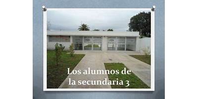 ESCUELA DE EDUCACIÓN SECUNDARIA Nº3
