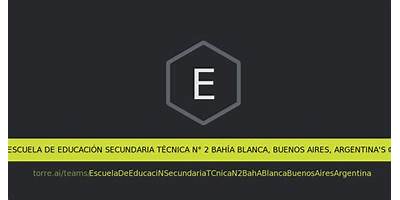 ESCUELA DE EDUCACIÓN SECUNDARIA Nº40
