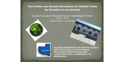Escuela Provincial de Educación Técnica Nº9 Josefa Miguel de Tubio