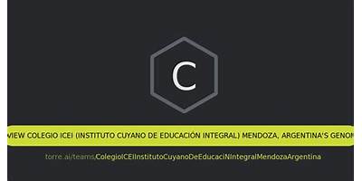 I.C.E.I INSTITUTO CUYANO DE EDUCACION INTEGRAL