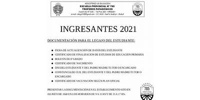 TROPEROS PATAGONICOS Nº785