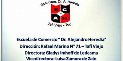ESC. DE COMERCIO DR. ALEJANDRO HEREDIA