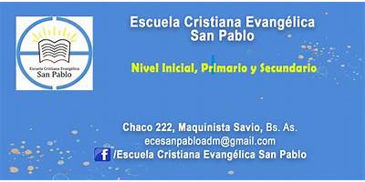ESCUELA CRISTIANA EVANGÉLICA SAN PABLO