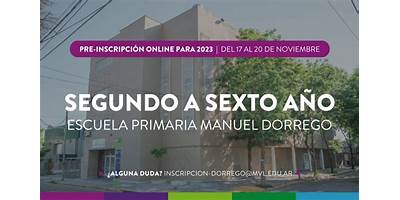 ESCUELA DE EDUCACIÓN PRIMARIA Nº23 MANUEL DORREGO