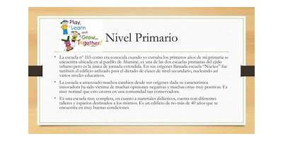 ESCUELA PRIMARIA 165