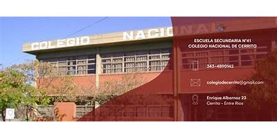 ESCUELA SECUNDARIA COLEGIO NACIONAL DE CERRITO 41