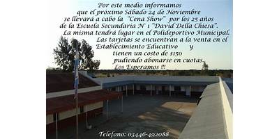 ESCUELA SECUNDARIA DAVID DELLA CHIESA 1