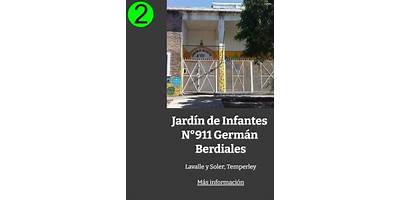 JARDÍN DE INFANTES Nº911 GERMAN BERDIALES