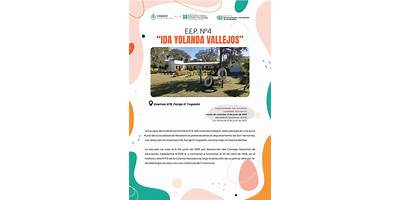 E.E.P. Nº 4 - IDA YOLANDA VALLEJOS