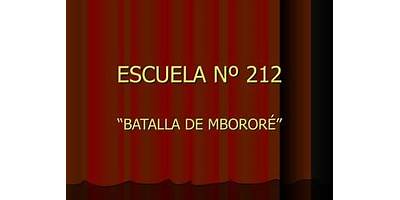 ESC. Nº 212: BATALLA DE MBORORE