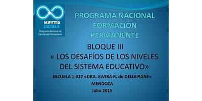 ESC. Nº 401: DRA ELVIRA R. DE DELLEPIANE