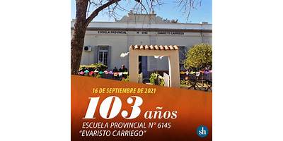 ESCUELA NRO 6145 EVARISTO CARRIEGO