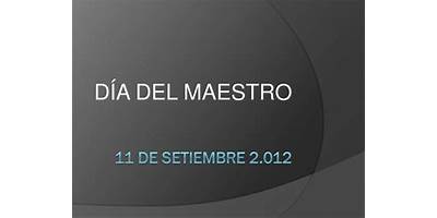 MAESTRO ARTURO PROSPERO YACIOFANO