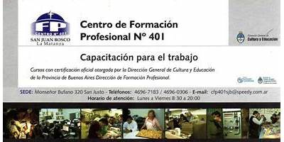CENTRO DE FORMACIÓN PROFESIONAL Nº401 SAN JUAN BOSCO