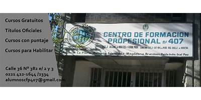 CENTRO DE FORMACIÓN PROFESIONAL Nº407