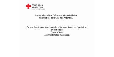 ESCUELA DE ENFERMERÍA Y ESPECIALIDADES PARAMÉDICAS DE LA CRUZ ROJA ARGENTINA