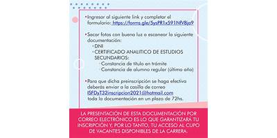 I. S. F. D. Y T. Nº32 LIDIA GALLINO DE CAMINO