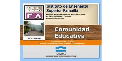 INST. DE ENSEÑANZA SUPERIOR FAMAILLA