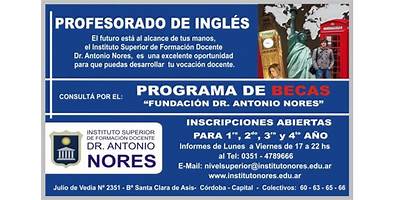 INSTITUTO SUPERIOR DE FORMACIÓN DOCENTE DR. ANTONIO NORES