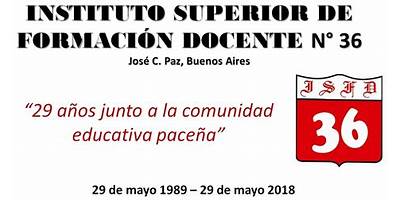 INSTITUTO SUPERIOR DE FORMACION DOCENTE Nº36