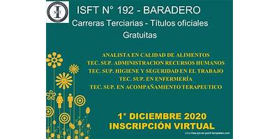 INSTITUTO SUPERIOR DE FORMACION TÉCNICA Nº192