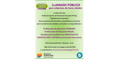 I.S.F.D. N° 809 REPÚBLICA DE COSTA RICA