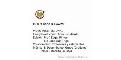 I.S.F.D. PROF.ALBERTO CAVERO
