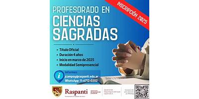 PROFESORADO EN CIENCIAS SAGRADAS Y FILOSOFIA N.S.DEL ROSARIO