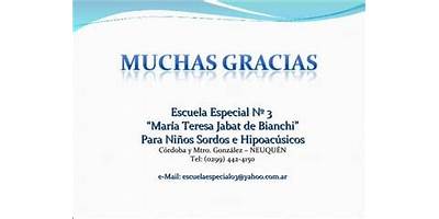 ESCUELA ESPECIAL 3 MARÍA TERESA JABAT DE BIANCHI
