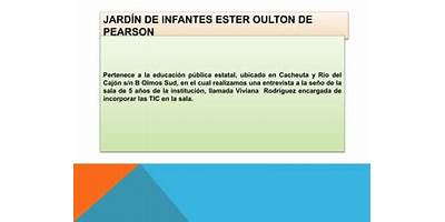 J.DE INF. ESTER OULTON DE PEARSON