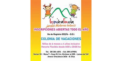 JARDIN MATERNO INFANTIL LOMITA LINDA